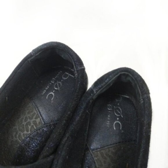 B.O.C Born Concept Shimmer Black Blue Clogs 8 - Picture 5 of 8